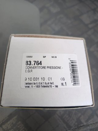Válvula Presión Turbo vivaro trafic primastar