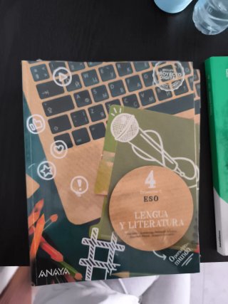 Libro lengua y literatura 4 ESO Anaya 2 trimestre