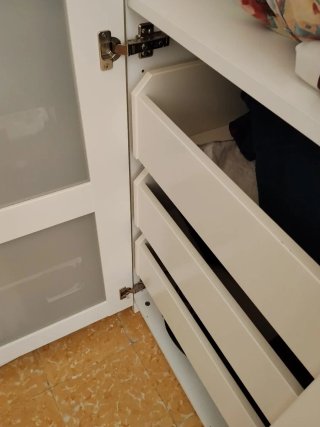 Armario Bergsbo Ikea Blanco