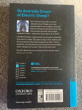 Oxford Bookworms Library: Stage 5: Do Androids ...