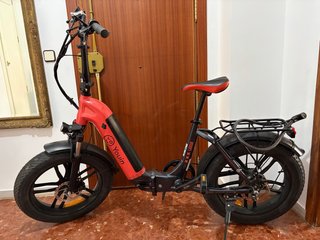 Bicicleta Eléctrica Plegable Youin Luxor naranja