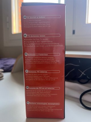 Antena TV Portátil 4K Ultra HD