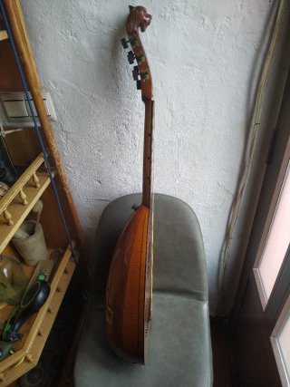 Guitarra Laúd Centenaria Cabeza León
