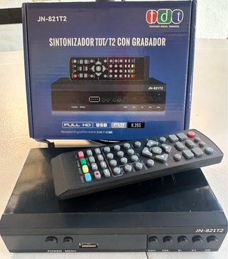 Sintonizador TDT/T2 con Grabador JN-821T2