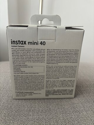 Fujifilm Instax Mini 40 + 10 fotos