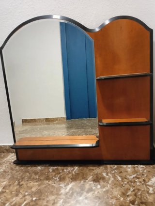 Cómoda ,2 Mesitas de Noche y espejo pared a juego