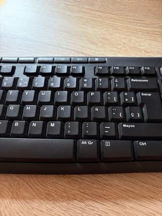 Teclado y Ratón Inalámbricos Logitech Negro