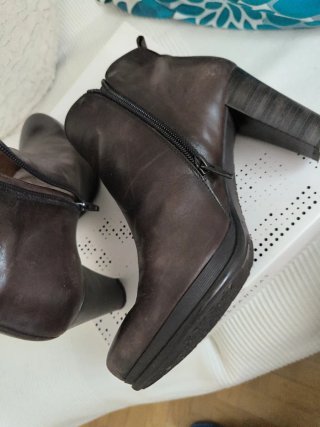 Botines de piel Hispanitas Marrones Talla 39