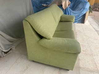 Sofá cama verde tela