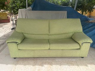 Sofá cama verde tela