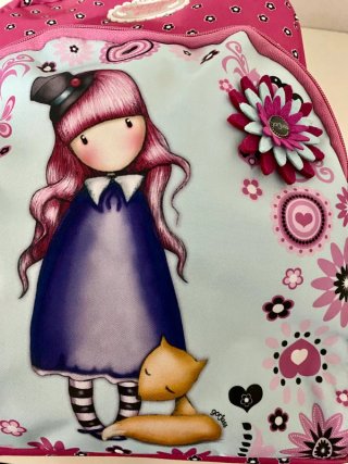 Mochila Gorjuss Santoro Rosa