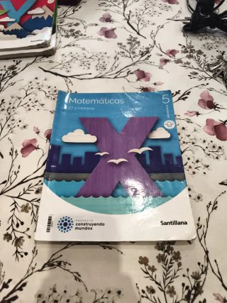 Libro matemáticas 5 primaria Santillana 2 trimestr