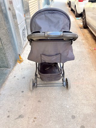 Cochecito de bebé negro