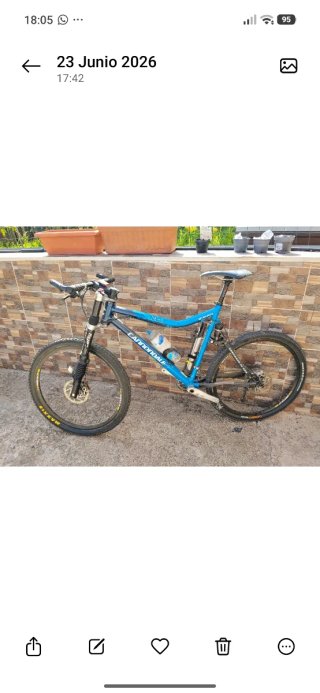 Bicicleta de Montaña Cannondale scalpe 2 doble