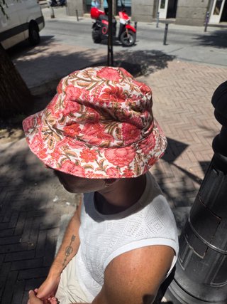 Sombrero pescador estampado floral