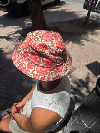 Sombrero pescador estampado floral