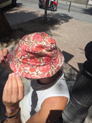 Sombrero pescador estampado floral