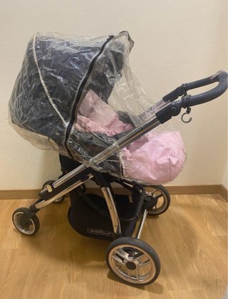Trio Bebecar + trona convertible + accesorios