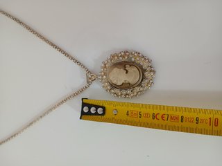 Collana Ciondolo Cammeo Vintage Ovale Donna