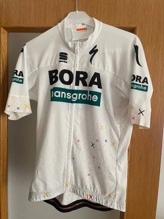 Maillot Ciclismo BORA hansgrohe Sportful Blanco