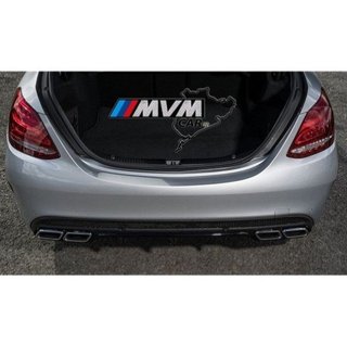 Salidas dobles de escape Mercedes tipo C63 S63 AMG