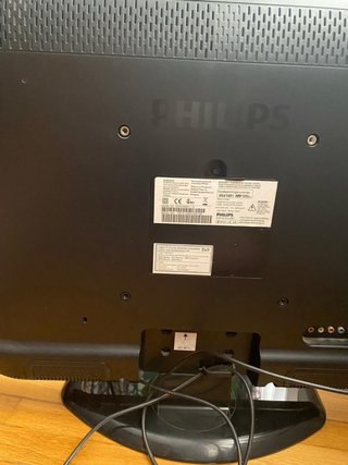 Televisor Philips Negro (No imagen, sí sonido)