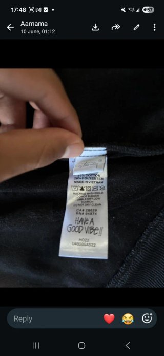 Sudadera Stussy Negra Cremallera