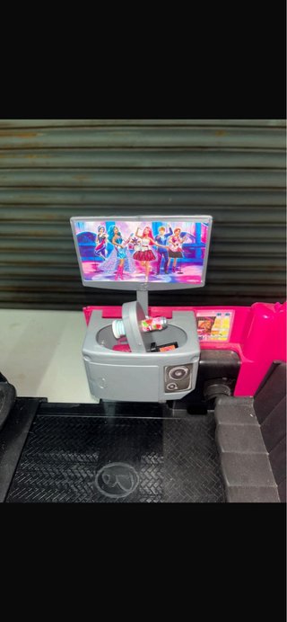 Casa rodante Barbie rosa