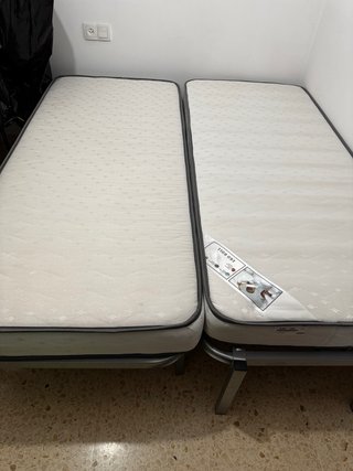 Conjunto nido 2 camas con colchones