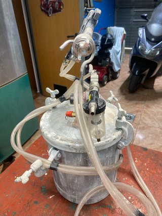 Máquina de pintar a presión