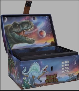 Caja fuerte infantil dinosaurios