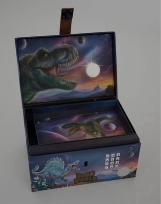 Caja fuerte infantil dinosaurios