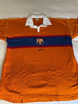 Polo FC Barcelona Vintage Nike Años 2000