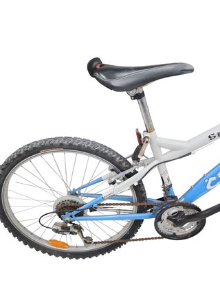 Bicicleta Cross Spider Blanca y Azul