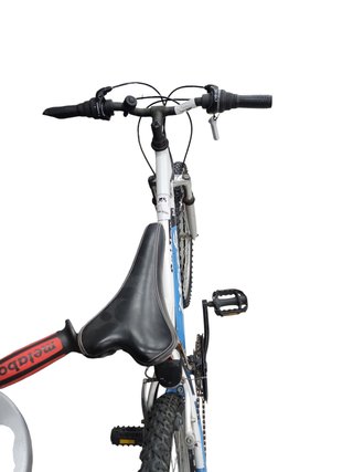 Bicicleta Cross Spider Blanca y Azul