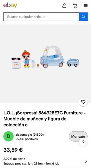 L.O.L. Surprise con Coche y Remolque
