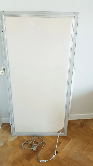 Panel calefactor blanco