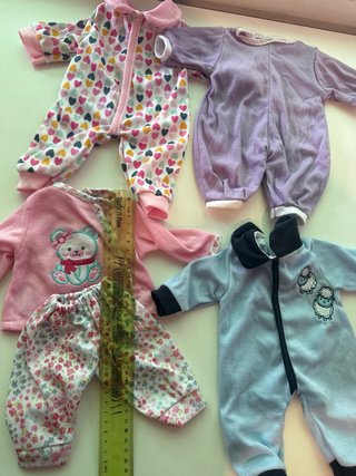 Ropa para muñecos varios modelos