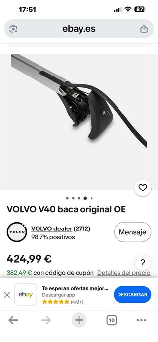Baca oficial Volvo V40