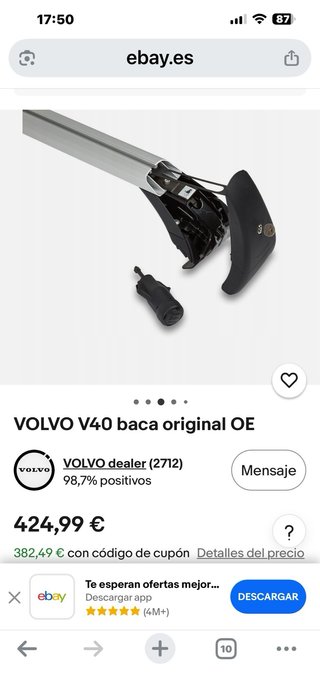 Baca oficial Volvo V40