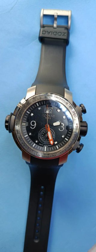 Reloj Zodiac ZMX 3 Cronógrafo Acero Negro