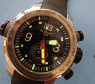 Reloj Zodiac ZMX 3 Cronógrafo Acero Negro