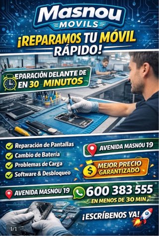 ¡Reparamos tu móvil en tiempo récord!