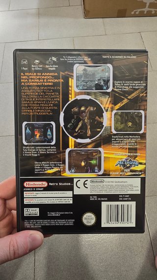 Metroid Prime GameCube PAL ITA Completo CIB