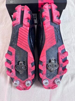 Zapatillas Ciclismo Spiuk Talla 42 Negro/Rojo