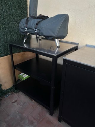 2 módulos IKEA GRILLSKÄR estantería acero inox