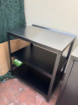 2 módulos IKEA GRILLSKÄR estantería acero inox
