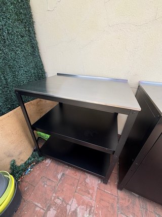 2 módulos IKEA GRILLSKÄR estantería acero inox