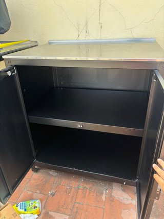 2 módulos IKEA GRILLSKÄR estantería acero inox