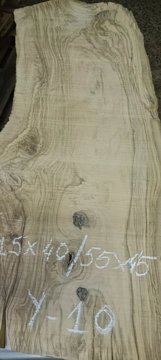 Tablón de Olivo 115x40/55x5 Y-10